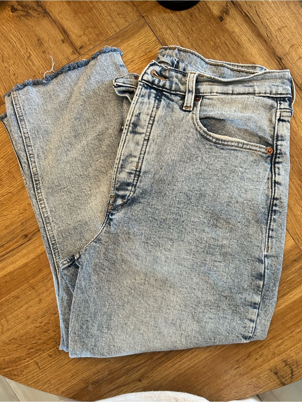 Old Navy Light Blue Straight Leg Jeans